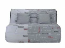 Housse Pour BZ Prima 140 Cm Gris -Banquette Soldes Magasin G 633719 C