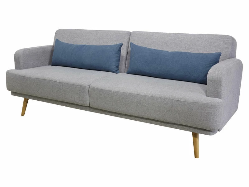 Canapé Lit Clic-clac 3 Places Rouge 4 Canapé Lit Clic-clac 3 Places Rouge – Image 3