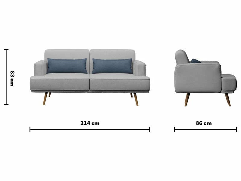 Canapé Lit Clic-clac 3 Places Rouge 10 Canapé Lit Clic-clac 3 Places Rouge – Image 9