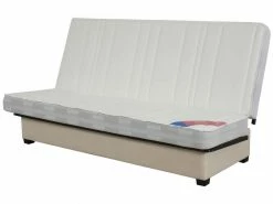 DUNLOPILLO Banquette-lit Clic-clac 130 Cm Matelas Mousse HR 35 Kg