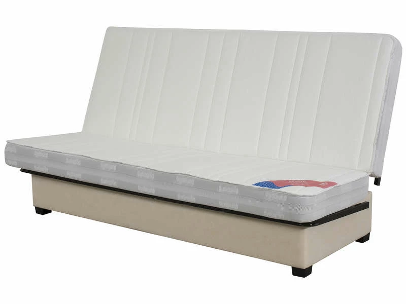 DUNLOPILLO Banquette-lit Clic-clac 130 Cm Matelas Mousse HR 35 Kg 3 DUNLOPILLO Banquette-lit Clic-clac 130 Cm Matelas Mousse HR 35 Kg