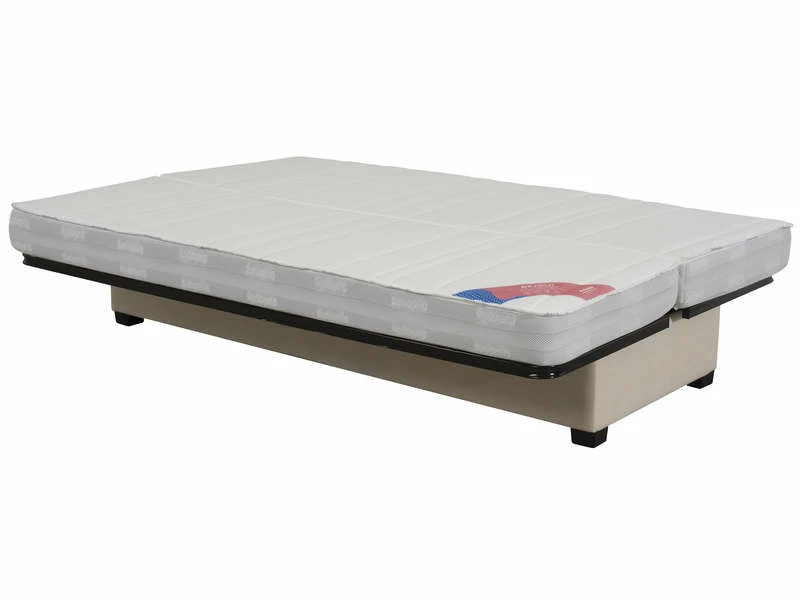 DUNLOPILLO Banquette-lit Clic-clac 130 Cm Matelas Mousse HR 35 Kg 4 DUNLOPILLO Banquette-lit Clic-clac 130 Cm Matelas Mousse HR 35 Kg – Image 2