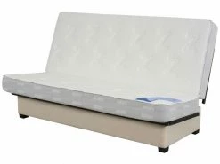 DUNLOPILLO Banquette-lit Clic-clac 130 Cm Matelas Latex 65 Kg