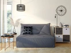 COMFORT_BULTEX Banquette-lit BZ En Tissu Violet