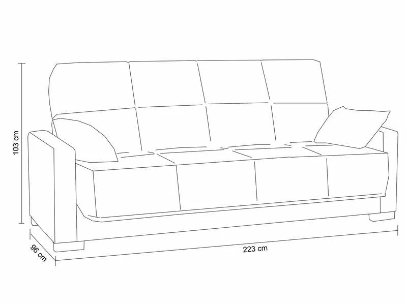 NIGHTITUDE_PREMIUM Banquette-lit Clic Clac Rouge 7 NIGHTITUDE_PREMIUM Banquette-lit Clic Clac Rouge – Image 6