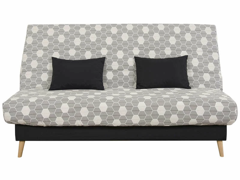 SIMMONS Banquette Lit Clic Clac Avec Couette Hexagone Noir 12 SIMMONS Banquette Lit Clic Clac Avec Couette Hexagone Noir – Image 10