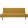 GPASPLUS Banquette Convertible 2 Places En Bois - Tissu Jaune - L 189 X P 105 X H 86 Cm - Eliana -Banquette Soldes Magasin G CNF A28006122 B
