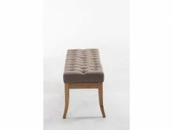 Banc Ramses Tissu Pieds Antique Clair , Taupe/120 Cm 5 Banc Ramses Tissu Pieds Antique Clair , Taupe/120 Cm -Banquette Soldes Magasin G CNF B20348974 D