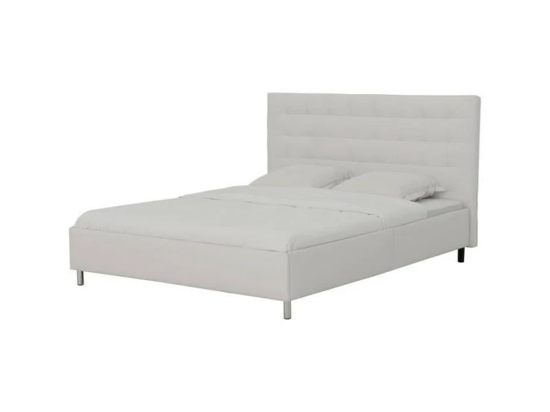 GPASPLUS Lit Adulte 180x200 - Simili Blanc - Tyyli 4 GPASPLUS Lit Adulte 180x200 - Simili Blanc - Tyyli – Image 2
