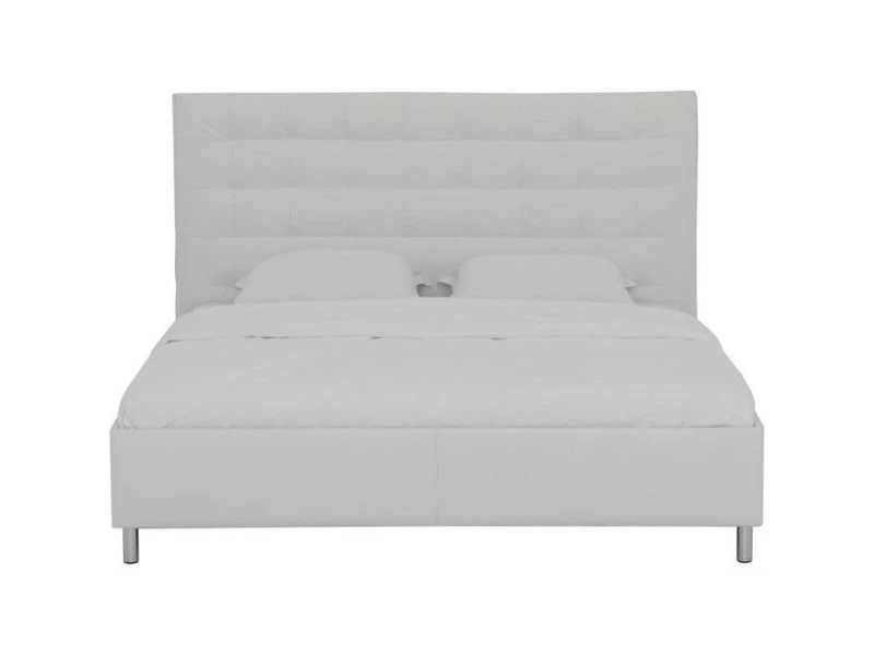 GPASPLUS Lit Adulte 180x200 - Simili Blanc - Tyyli 5 GPASPLUS Lit Adulte 180x200 - Simili Blanc - Tyyli – Image 3