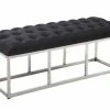 Banc Amun E En Tissu , Noir /120 Cm -Banquette Soldes Magasin G CNF B84057025 B
