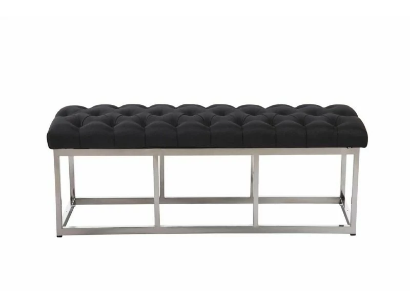 Banc Amun E En Tissu , Noir /120 Cm 4 Banc Amun E En Tissu , Noir /120 Cm – Image 2