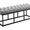 Banquette Amun B Similicuir , Gris/120 Cm 2 Banquette Amun B Similicuir , Gris/120 Cm -Banquette Soldes Magasin G CNF C10296598 B