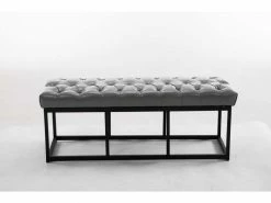 Banquette Amun B Similicuir , Gris/120 Cm -Banquette Soldes Magasin G CNF C10296598 C