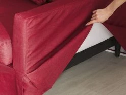 Housse Pour Canapé 3 Places Gilja Rouge -Banquette Soldes Magasin G CNF C23414497 D