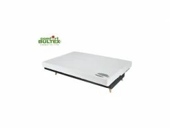 GPASPLUS Banquette Clic Clac Bultex - Tissu Taupe + Coussins Déco Jungle - L193 X P95 X H101 Cm - Mona -Banquette Soldes Magasin G CNF C69826157 D