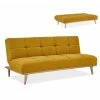 Meghan - Banquette Clic Clac Scandinave 3 Places Jaune