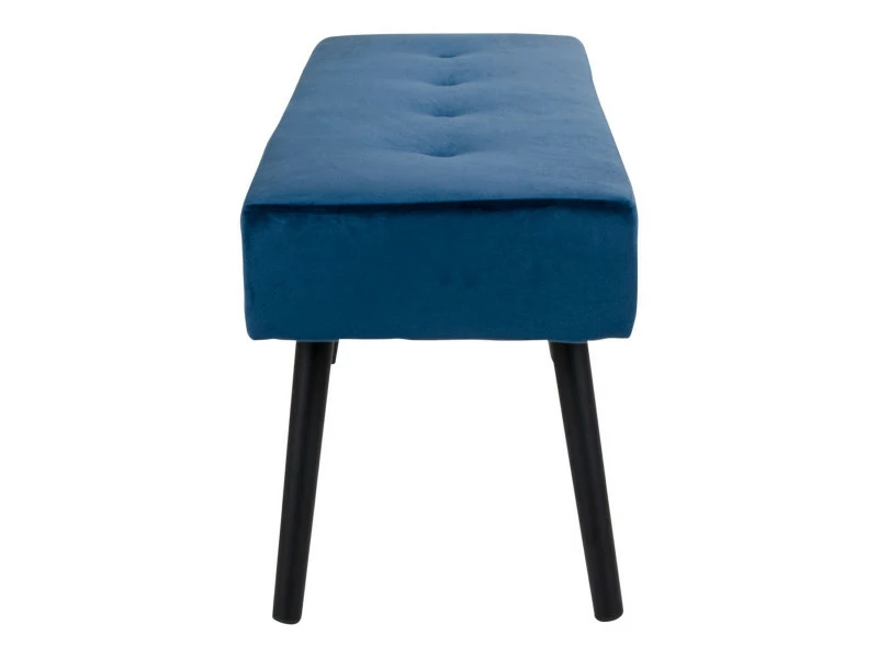Banc En Tissu Coloris Bleu Foncé - Dim : 100 X 44 X 35 Cm -pegane- 5 Banc En Tissu Coloris Bleu Foncé - Dim : 100 X 44 X 35 Cm -pegane- – Image 3