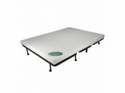 MEUBLETMOI Banquette Lit Bz 140x190 Cm En Tissu Gris Matelas 12 Cm – Buzzy -Banquette Soldes Magasin G CNF D88021408 E