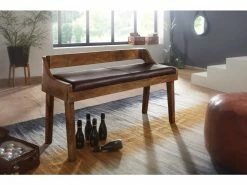 Finebuy Banc Banc En Cuir Véritable / Bois Massif 108x63x43 Cm | Banc Rembourré Avec Dossier | Banc Couloir Chambre Marron | Petit Banc De Lit En Cuir 8 Finebuy Banc Banc En Cuir Véritable / Bois Massif 108x63x43 Cm | Banc Rembourré Avec Dossier | Banc Couloir Chambre Marron | Petit Banc De Lit En Cuir -Banquette Soldes Magasin G CNF D99735780 D