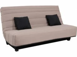 GPASPLUS Convertible Clic-clac Ub Design Caly-cc-130-p-taupe -Banquette Soldes Magasin G CNF E35417405 D