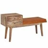 Finebuy Banc Peau De Chèvre Bois Massif 120x65x40 Cm Style Rétro | Banquette Couloir Avec Espace De Rangement | Banc En Cuir Véritable Rembourré Stockage | Petit Banc De Lit 2 Finebuy Banc Peau De Chèvre Bois Massif 120x65x40 Cm Style Rétro | Banquette Couloir Avec Espace De Rangement | Banc En Cuir Véritable Rembourré Stockage | Petit Banc De Lit -Banquette Soldes Magasin G CNF F39804765 B
