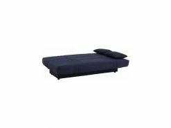 Dream Banquette Clic Clac 3 Places - Tissu Bleu Foncé - Slyle Contemporain - L 190 X P 92 Cm -Banquette Soldes Magasin G CNF G37800495 D