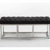 Banc Amun E En Tissu , Gris Foncé/120 Cm