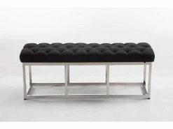 Banc Amun E En Tissu , Gris Foncé/120 Cm