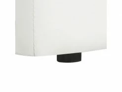 GPASPLUS Virginia Lit Coffre Adulte 160x200 Cm - Simili Blanc - Sommier Inclus -Banquette Soldes Magasin G CNF H44324294 F