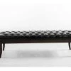 Banc Ramses Similicuir Antique Sombre , Noir /150 Cm -Banquette Soldes Magasin G CNF H50642748 C