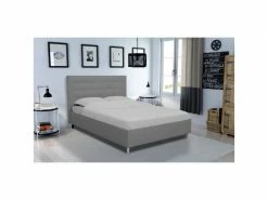GPASPLUS Lit Adulte 140 X 190 Cm - Simili Gris - Tyyli -Banquette Soldes Magasin G CNF I13934519 D