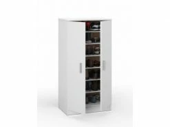 Dmora Armoire Multifonction Lamar Multifonction Blanche, 108 X 55 X 36 Cm