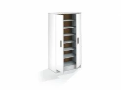 Dmora Armoire Multifonction Lamar Multifonction Blanche, 108 X 55 X 36 Cm -Banquette Soldes Magasin G CNF I29654812 D