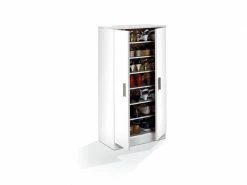 Dmora Armoire Multifonction Lamar Multifonction Blanche, 108 X 55 X 36 Cm -Banquette Soldes Magasin G CNF I29654812 E