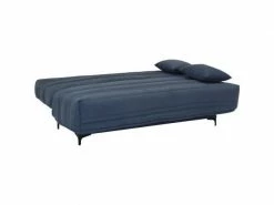 GPASPLUS Banquette Clic Clac 3 Places - Tissu Bleu - Style Contemporain - L199 X P96 X 10 -Banquette Soldes Magasin G CNF I37663078 F