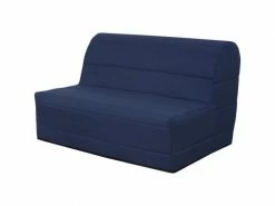 GPASPLUS Banquette Bz 140x190 - Tissu Bleu Marine - Melissa