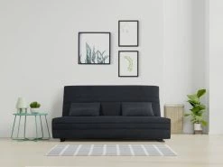 GPASPLUS Convertible Clic-clac Ub Design Wanda-cc-130-noir -Banquette Soldes Magasin G CNF J82433208 E