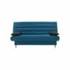 Liv Banquette Clic Clac 3 Places - Tissu Bleu Canard - Slyle Scandinave - L 190 X P92 Cm -Banquette Soldes Magasin G CNF K52969060 B