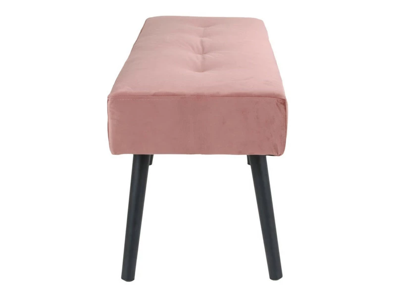 Banc En Tissu Coloris Rose - Dim : 100 X 44 X 35 Cm -pegane- 5 Banc En Tissu Coloris Rose - Dim : 100 X 44 X 35 Cm -pegane- – Image 3