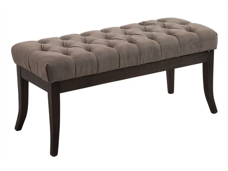 Banc Ramses Tissu Antique Sombre , Taupe/100 Cm 3 Banc Ramses Tissu Antique Sombre , Taupe/100 Cm