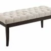 Banc Ramses Tissu Antique Sombre , Crème/100 Cm -Banquette Soldes Magasin G CNF L79378617 B