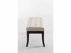 Banc Ramses Tissu Antique Sombre , Crème/100 Cm -Banquette Soldes Magasin G CNF L79378617 D