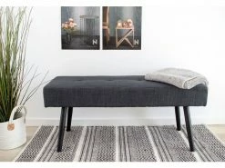 Banc En Tissu Coloris Gris Anthracite - Dim : 100 X 44 X 35 Cm -pegane- 9 Banc En Tissu Coloris Gris Anthracite - Dim : 100 X 44 X 35 Cm -pegane- -Banquette Soldes Magasin G CNF M13723707 E