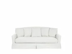 Housse Pour Canapé 3 Places Gilja Blanc 10 Housse Pour Canapé 3 Places Gilja Blanc -Banquette Soldes Magasin G CNF M28474296 E