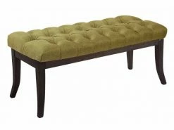 Banc Ramses Tissu Antique Sombre , Vert/100 Cm