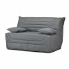 MEUBLETMOI Banquette Lit Bz 140x190 Cm En Tissu Gris Et Matelas 12 Cm - Cyriac 2 MEUBLETMOI Banquette Lit Bz 140x190 Cm En Tissu Gris Et Matelas 12 Cm - Cyriac -Banquette Soldes Magasin G CNF M61401017 B