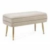 Banc-coffre Pavlina Beige -Banquette Soldes Magasin G CNF M66973222 B
