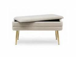 Banc-coffre Pavlina Beige -Banquette Soldes Magasin G CNF M66973222 E