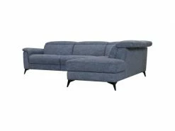 GPASPLUS Canape Dangle Droit Avec 1 Place Relax Electrique - Tissu Bleu Clair - L 292 X P 232 X H 99 Cm - Melbourne
